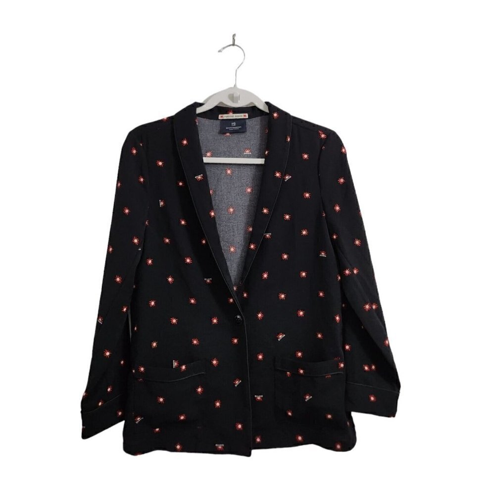 Scotch & Soda Blazer Small Black Paradise‎ Seeker All Over Print Academia Jacket